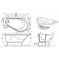 Торцевая панель 50 см R/L Эстет Грация FP00004720
