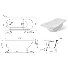 Торцевая панель 75 см Эстет Честер FP00000914