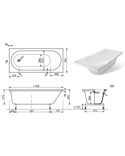 Торцевая панель 75 см Эстет Честер FP00000914