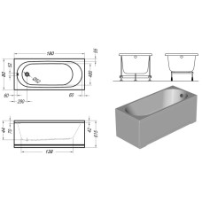 Торцевая панель Kolpa San Tamia 80 (1W28F) 565220
