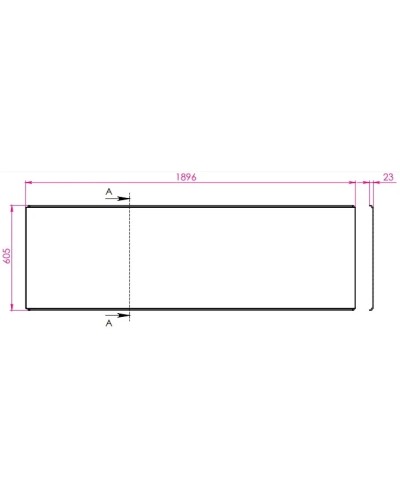Панель фронтальная 189,6 см Astra-Form Геркулес 02010018