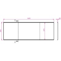 Панель фронтальная 169,2 см Astra-Form Скат 02010004