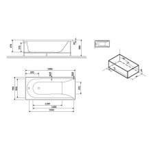 Панель фронтальная 169,5 AM.PM Spirit W72A-170-075W-P2