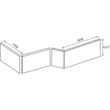 Панель фронтальная Jacob Delafon Bain-Douche Neo E6D135-00