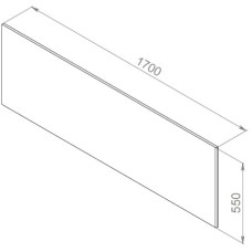 Фронтальная панель 170 см Am.Pm Inspire 2.0 W52A-170-075W-P