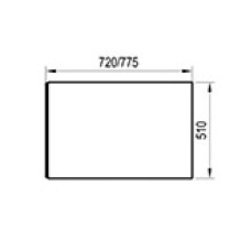 Панель боковая Evolution P 75 (180) Ravak CZ11100A00