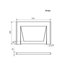 Торцевая панель 75 Timo TP75H