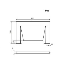 Торцевая панель 70 Timo TP12