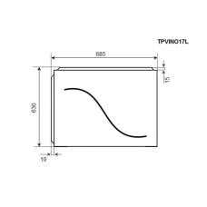 Торцевая панель 70 Timo Vino TPVINO17L