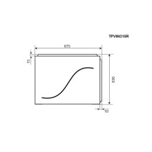 Торцевая панель 70 Timo Vino TPVINO15R