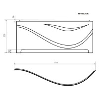 Панель фронтальная 170 Timo Vino FPVINO17R
