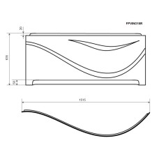 Панель фронтальная 150 Timo Vino FPVINO15R