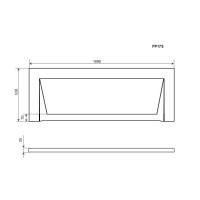 Панель фронтальная 170 Timo FP17S