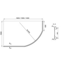 Передняя панель A Rosa I 140 см Ravak CZH1000A00