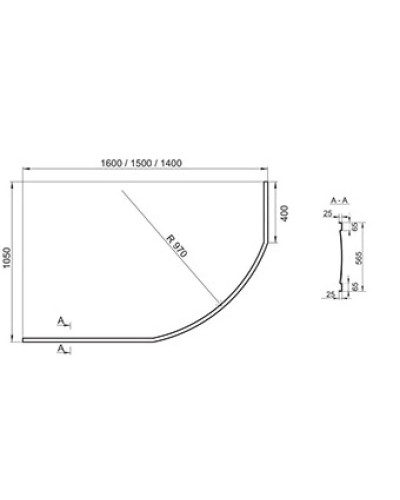 Передняя панель A Rosa I 140 см Ravak CZH1000A00