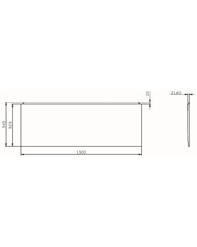 Панель фронтальная 150 см Am.Pm X-Joy W94A-150-070W-P1