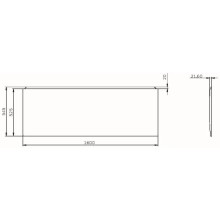 Панель фронтальная 160 см Am.Pm X-Joy W94A-160-070W-P1