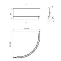 Панель NewDay, Gentiana 150 см Ravak CZG1000AN0
