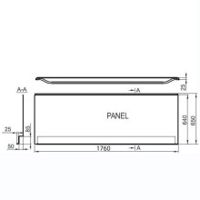 Передняя панель YOU 175 см Ravak CZ021W0A00
