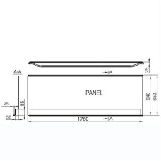 Передняя панель YOU 175 см Ravak CZ021W0A00