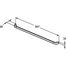 Ручка хром Ideal Standard Tonic II R4360AA
