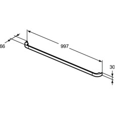 Ручка коричневый Ideal Standard Tonic II R4360FM