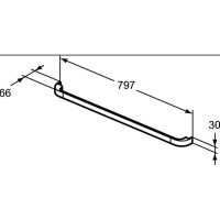 Ручка белый глянец Ideal Standard Tonic II R4359WG