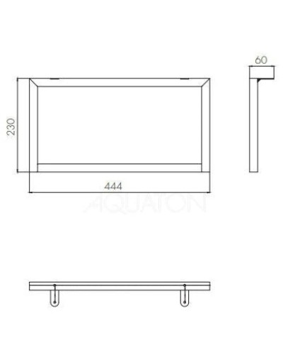Опора низкая 1 шт Акватон Лофт Урбан 1A255203LQX70