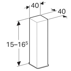 Комплект ножек 2 шт Geberit 500550000