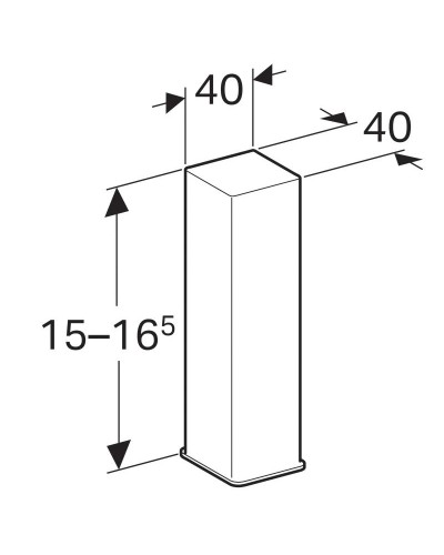 Комплект ножек 2 шт Geberit 500550000