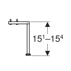 Комплект ножек 2 шт Geberit Smyle Square 500.367.00.1