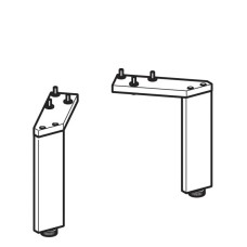 Комплект ножек 2 шт Geberit Smyle Square 500.367.00.1