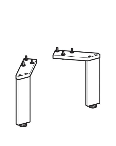 Комплект ножек 2 шт Geberit Smyle Square 500.367.00.1