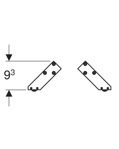 Комплект ножек 2 шт Geberit Smyle Square 500.367.00.1
