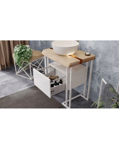 Металлические напольные конструкции белый Velvex Gelou kmGEL.2-58