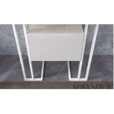 Металлические напольные конструкции белый Velvex Gelou kmGEL.2-58