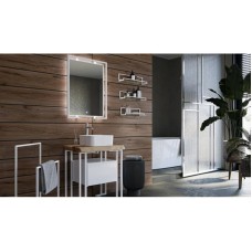 Металлические напольные конструкции белый Velvex Gelou kmGEL.2-58