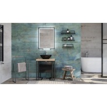 Металлические напольные конструкции черный Velvex Gelou kmGEL.2-54