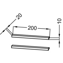 Пара ручек для мебели под раковину насыщенный серый сатин Jacob Delafon Vivienne EB1589-S40