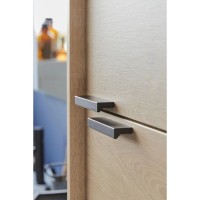 Пара ручек для полуколонны черный сатин Jacob Delafon Vivienne EB1579-S14