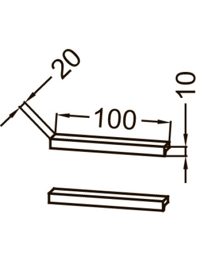 Пара ручек для полуколонны хром Jacob Delafon Vivienne EB1579-CP