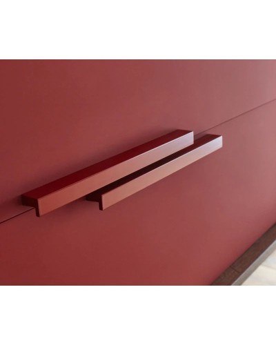 Пара ручек для мебели под раковину темно-красный сатин Jacob Delafon Vivienne EB1589-S08