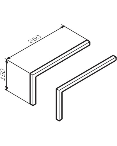 Комплект ножек для пенала Am.Pm Func M8FLEGS-C015GM
