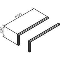 Комплект ножек для тумбы Am.Pm Func M8FLEGS015GM