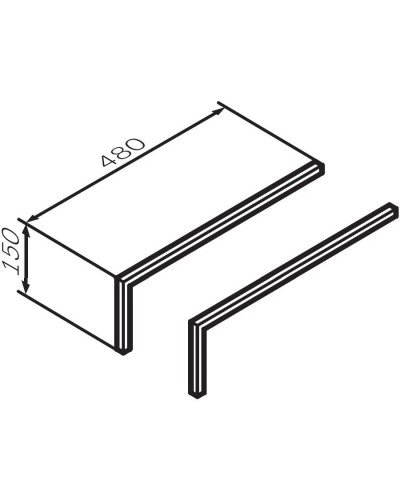 Комплект ножек для тумбы Am.Pm Func M8FLEGS015GM