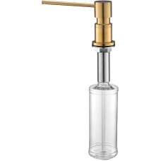 Дозатор для моющего средства Paulmark Kraft D003-BG Брашированное золото