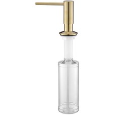 Дозатор для моющего средства Paulmark Decus D004-SBG Светлое брашированное золото