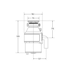 Измельчитель пищевых отходов Teka TR 23.1 40197101