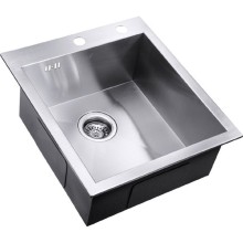 Кухонная мойка ZorG X X-4551 Матовый хром