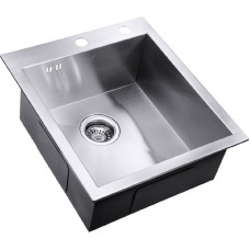 Кухонная мойка ZorG X X-4551 Матовый хром